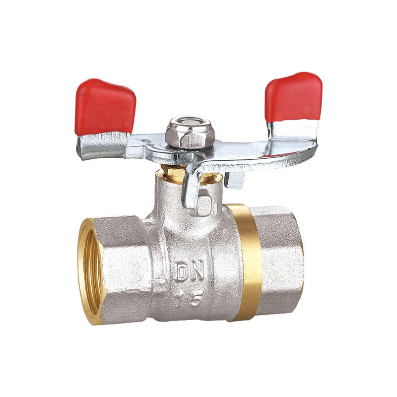 China supplier long handle popular design brass ball valve AMT-2008