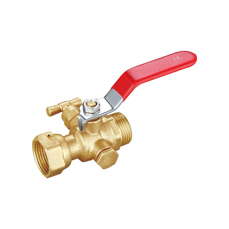 High quality brass natural colour forged water ball valve AMT-2014