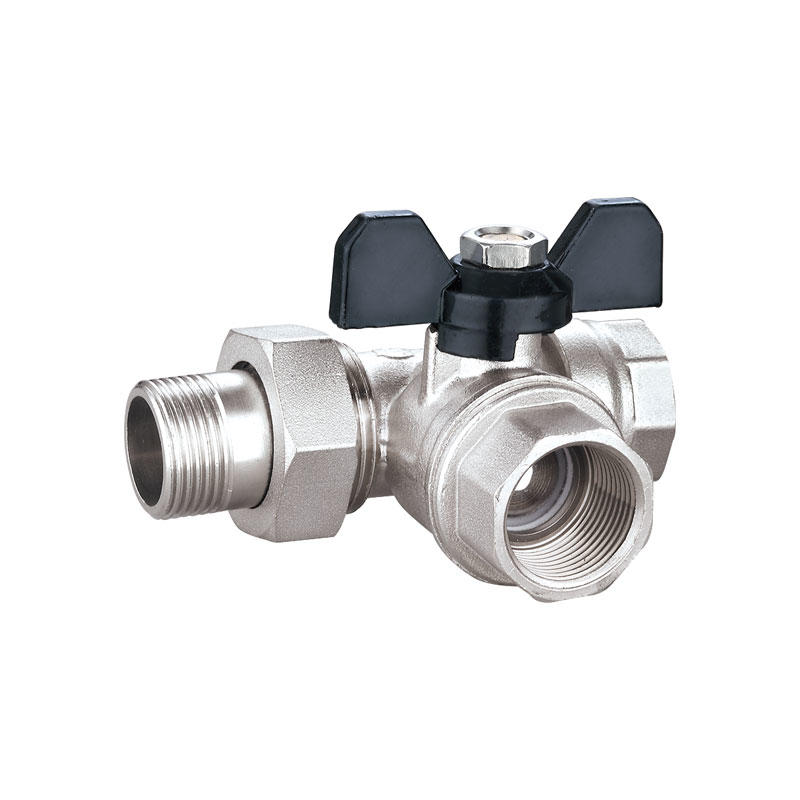Special design with butterfly handle  brass full bore ball  valve AMT-2019