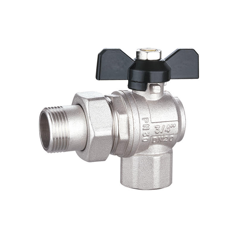  Triangle brass valve with live connector ball valve AMT-2050