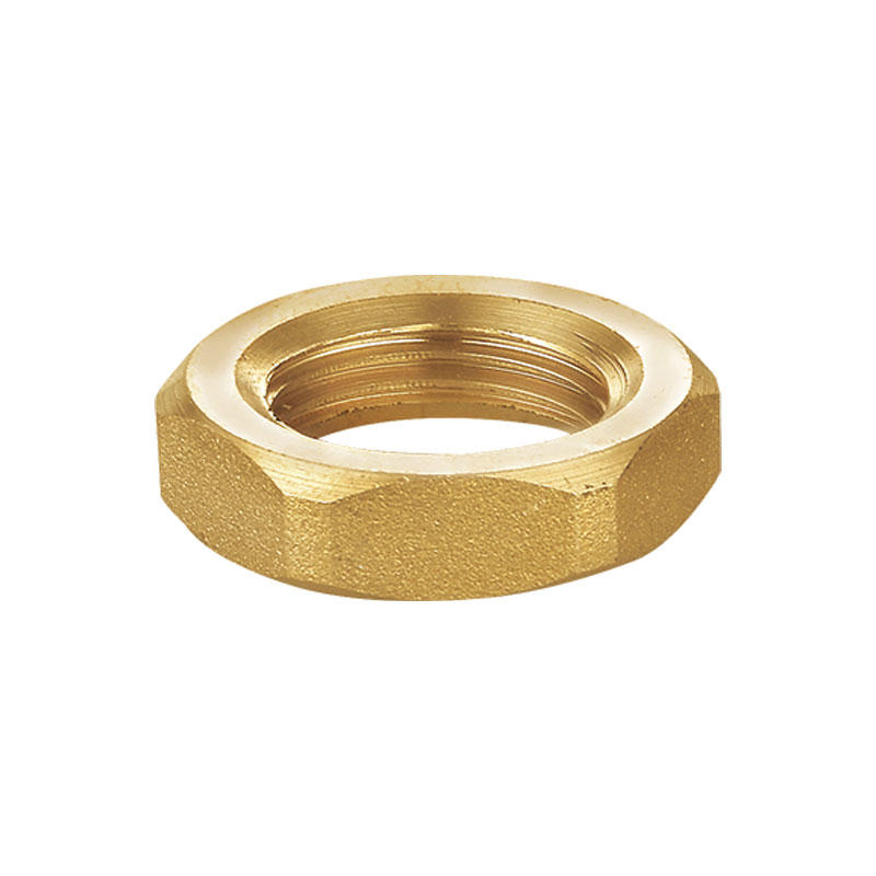 Simple brass color brass nut AMT-9004