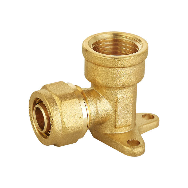 Wall mounted brass elbow female thread brass fitting AMT-1311