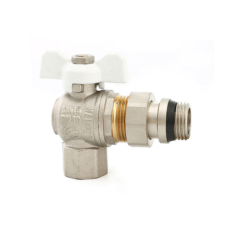 High quality brass valve with live connector ball valve AMT-2050B