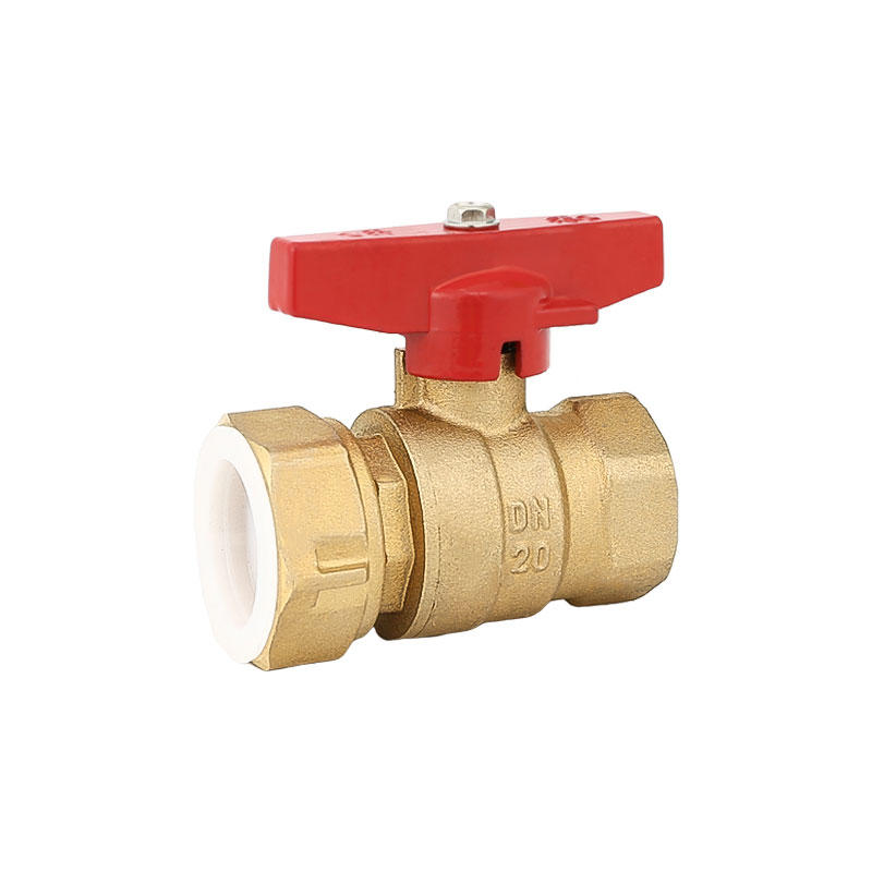 Brass full bore ball valve with best price AMT-2069
